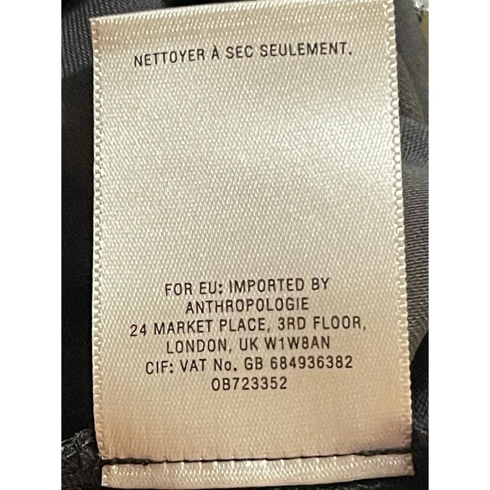 Anthropologie Maeve Metallic Silver Skirted Pants NWT Size 6 (Small) - Picture 10 of 13